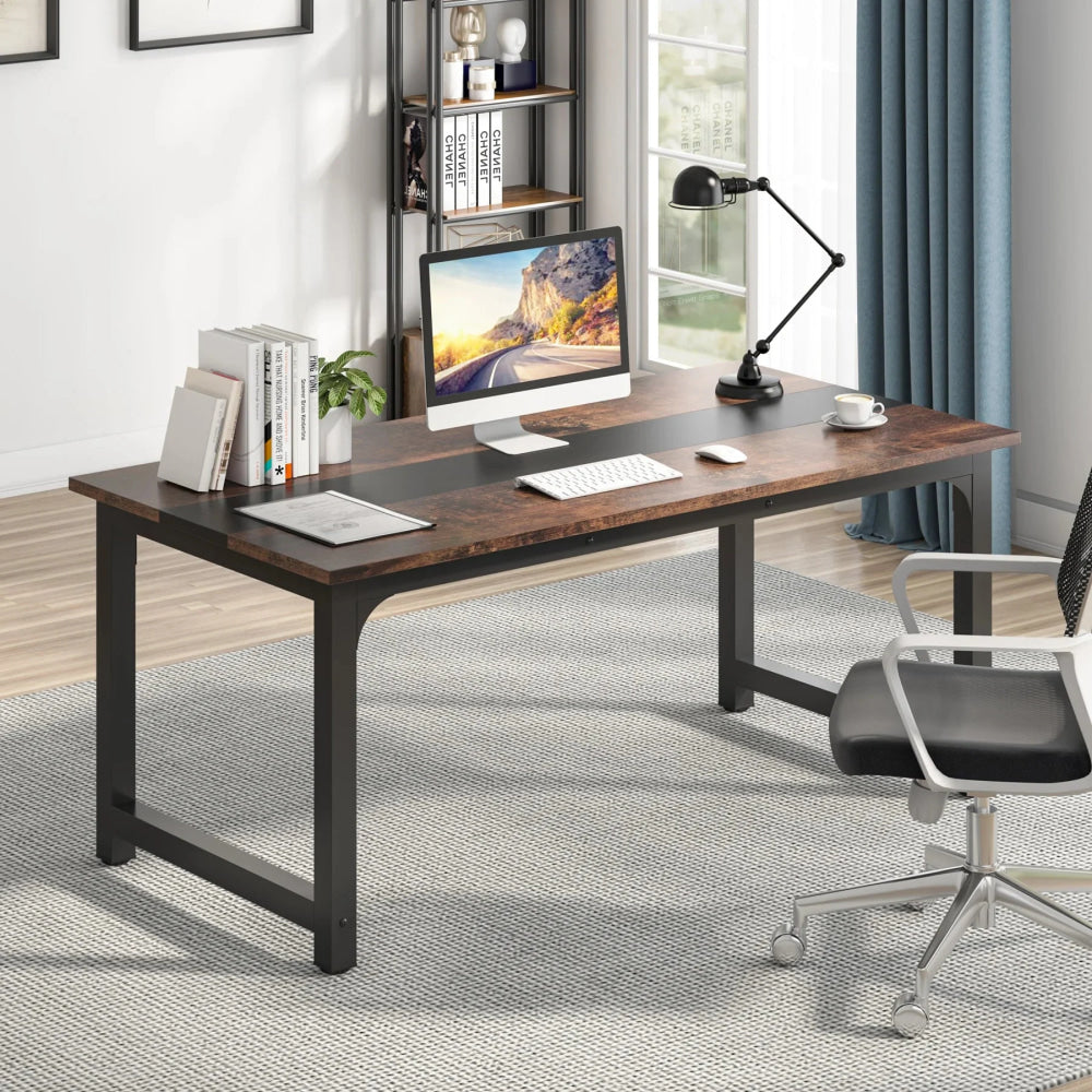 Tribesigns Large Office Desk Computer Table Study Writing Desk Workstation for Home Office Modern Computer Desk - VibraStore