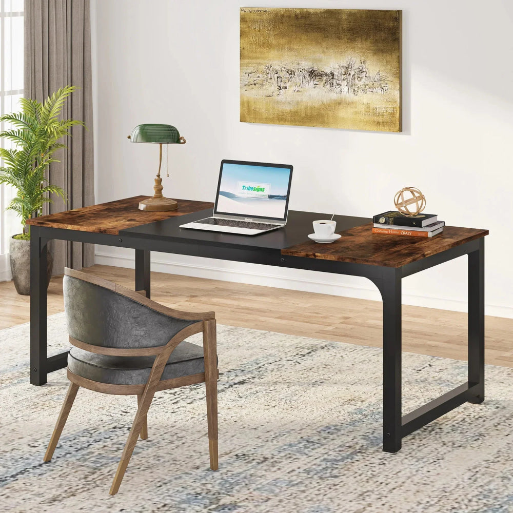 Tribesigns Large Office Desk Computer Table Study Writing Desk Workstation for Home Office Modern Computer Desk - VibraStore