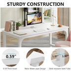 Tribesigns Large Office Desk Computer Table Study Writing Desk Workstation for Home Office Modern Computer Desk - VibraStore