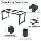Tribesigns Large Office Desk Computer Table Study Writing Desk Workstation for Home Office Modern Computer Desk - VibraStore