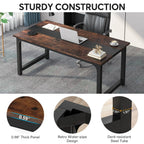 Tribesigns Large Office Desk Computer Table Study Writing Desk Workstation for Home Office Modern Computer Desk - VibraStore