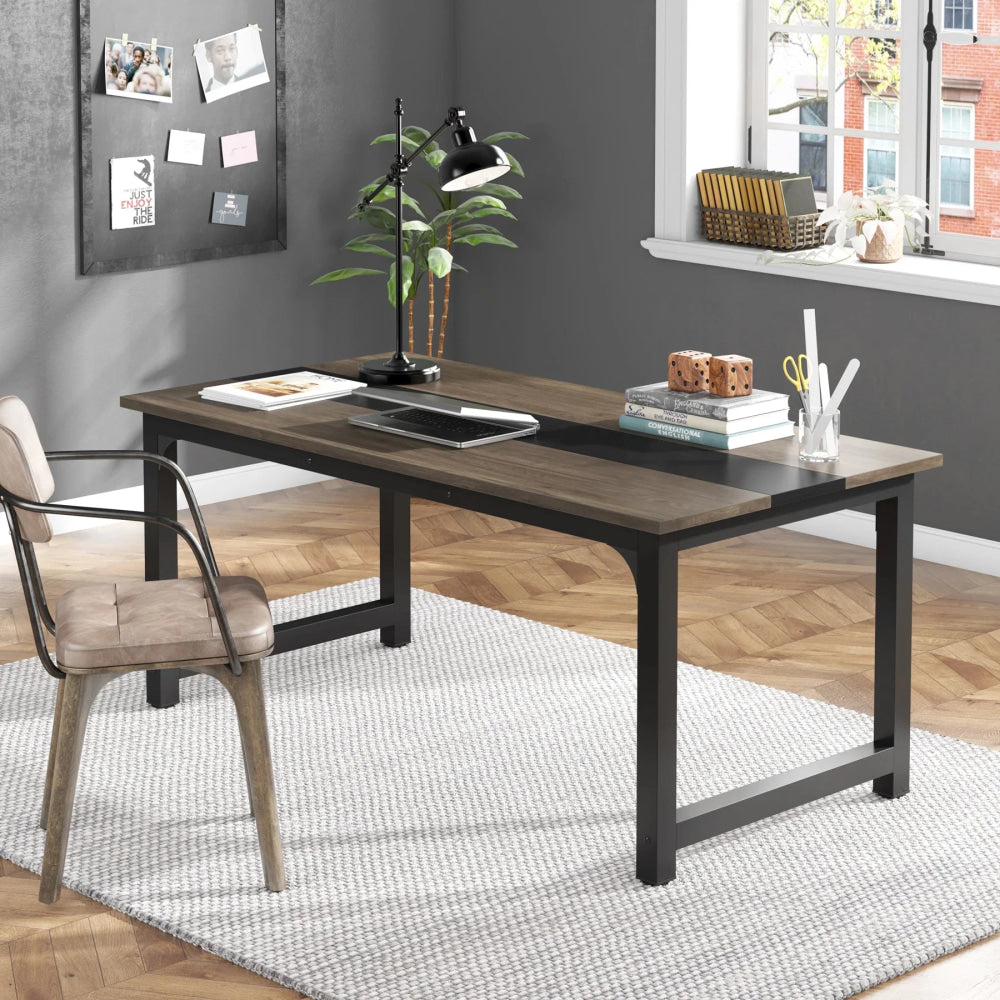 Tribesigns Large Office Desk Computer Table Study Writing Desk Workstation for Home Office Modern Computer Desk - VibraStore