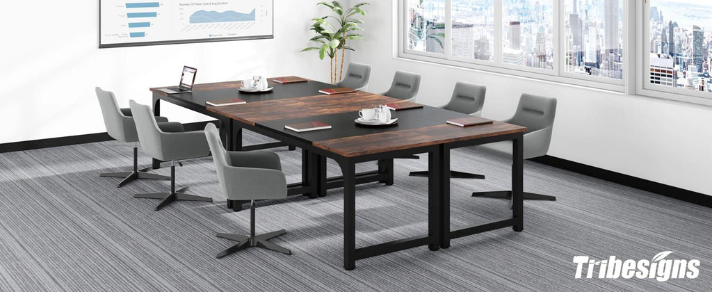 Tribesigns Large Office Desk Computer Table Study Writing Desk Workstation for Home Office Modern Computer Desk - VibraStore
