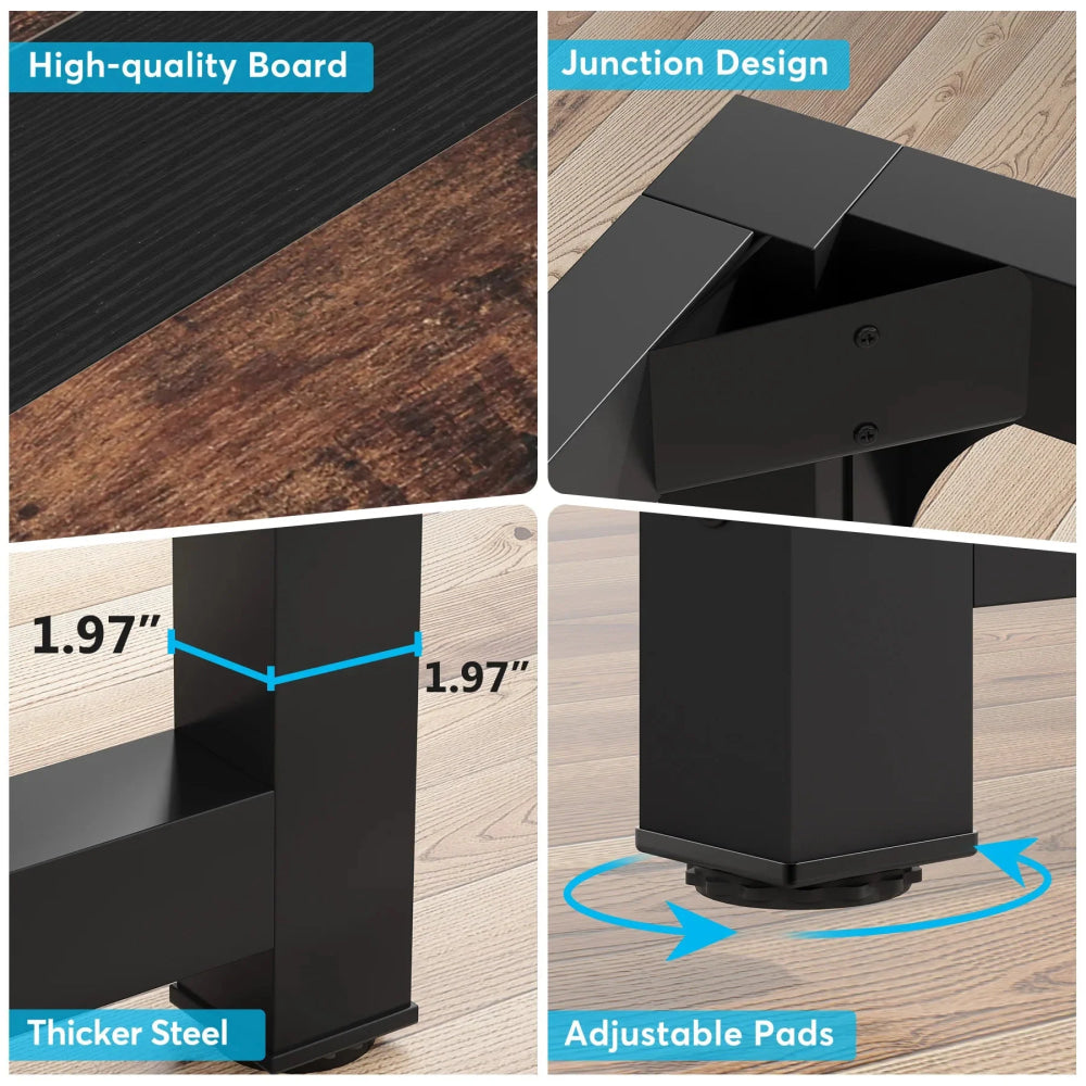 Tribesigns Large Office Desk Computer Table Study Writing Desk Workstation for Home Office Modern Computer Desk - VibraStore
