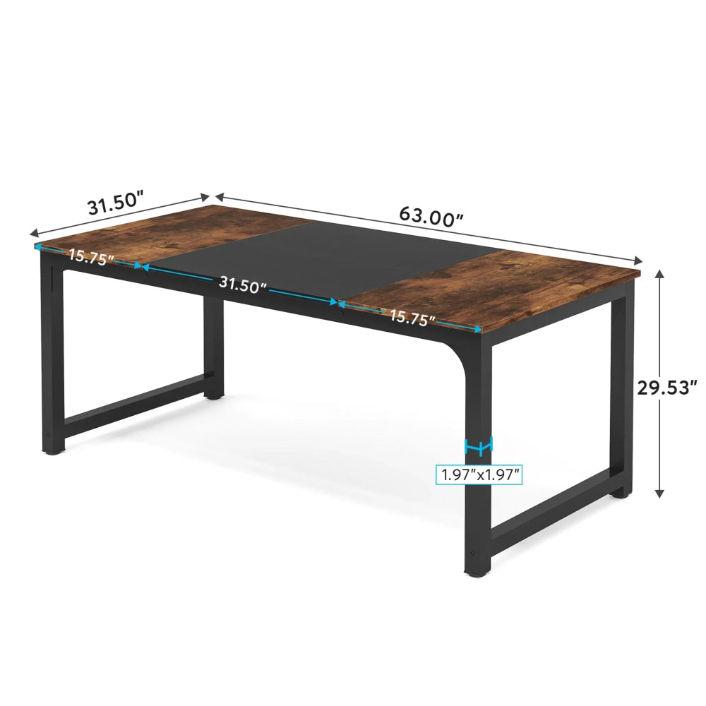 Tribesigns Large Office Desk Computer Table Study Writing Desk Workstation for Home Office Modern Computer Desk - VibraStore