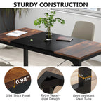 Tribesigns Large Office Desk Computer Table Study Writing Desk Workstation for Home Office Modern Computer Desk - VibraStore
