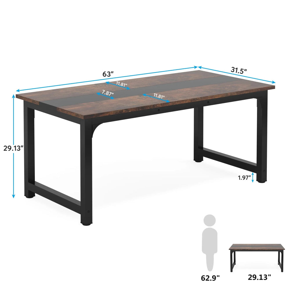 Tribesigns Large Office Desk Computer Table Study Writing Desk Workstation for Home Office Modern Computer Desk - VibraStore