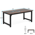 Tribesigns Large Office Desk Computer Table Study Writing Desk Workstation for Home Office Modern Computer Desk - VibraStore