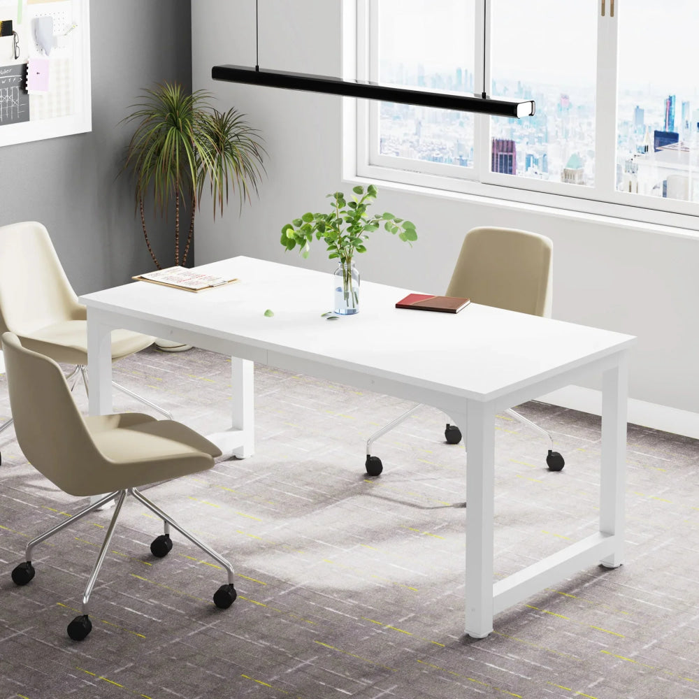 Tribesigns Large Office Desk Computer Table Study Writing Desk Workstation for Home Office Modern Computer Desk - VibraStore