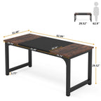 Tribesigns Large Office Desk Computer Table Study Writing Desk Workstation for Home Office Modern Computer Desk - VibraStore