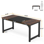 Tribesigns Large Office Desk Computer Table Study Writing Desk Workstation for Home Office Modern Computer Desk - VibraStore