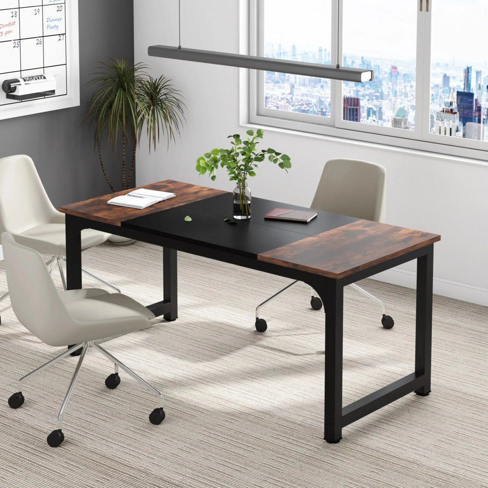 Tribesigns Large Office Desk Computer Table Study Writing Desk Workstation for Home Office Modern Computer Desk - VibraStore