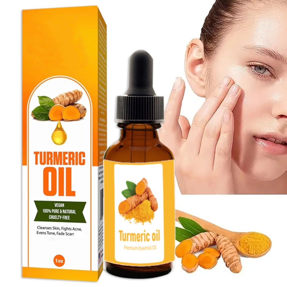 Turmeric Oil 30ml - For The Face Turmeric Serum For Dark Spots Corrector Serum For Face & Body, Anti Aging Facial Serum For Women Men, Reduces Hyperpigmentat - VibraStore