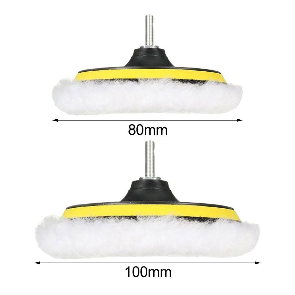 Universal Car Polish Pad 3/4inch For M10/M14 Soft Wool Machine Waxing Polisher Car Body Polishing Discs Cleaning Accessories - VibraStore