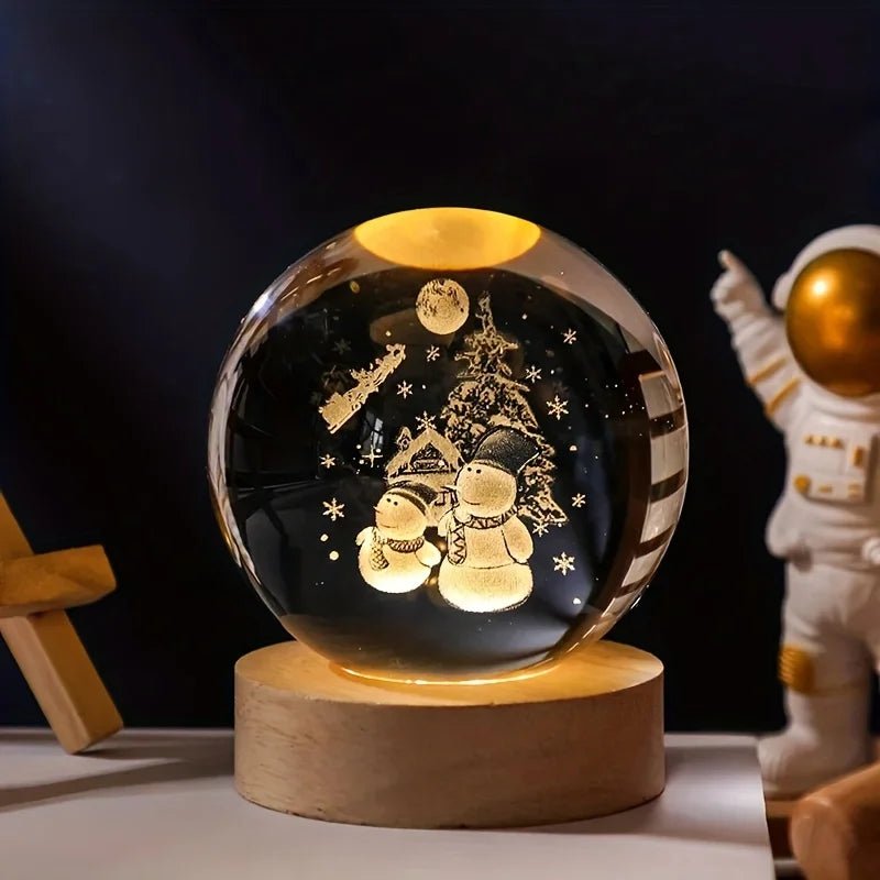 Lámpara USB LED 3D Galaxia Saturno - Regalo Creativo Navidad para Niños. - VibraStore