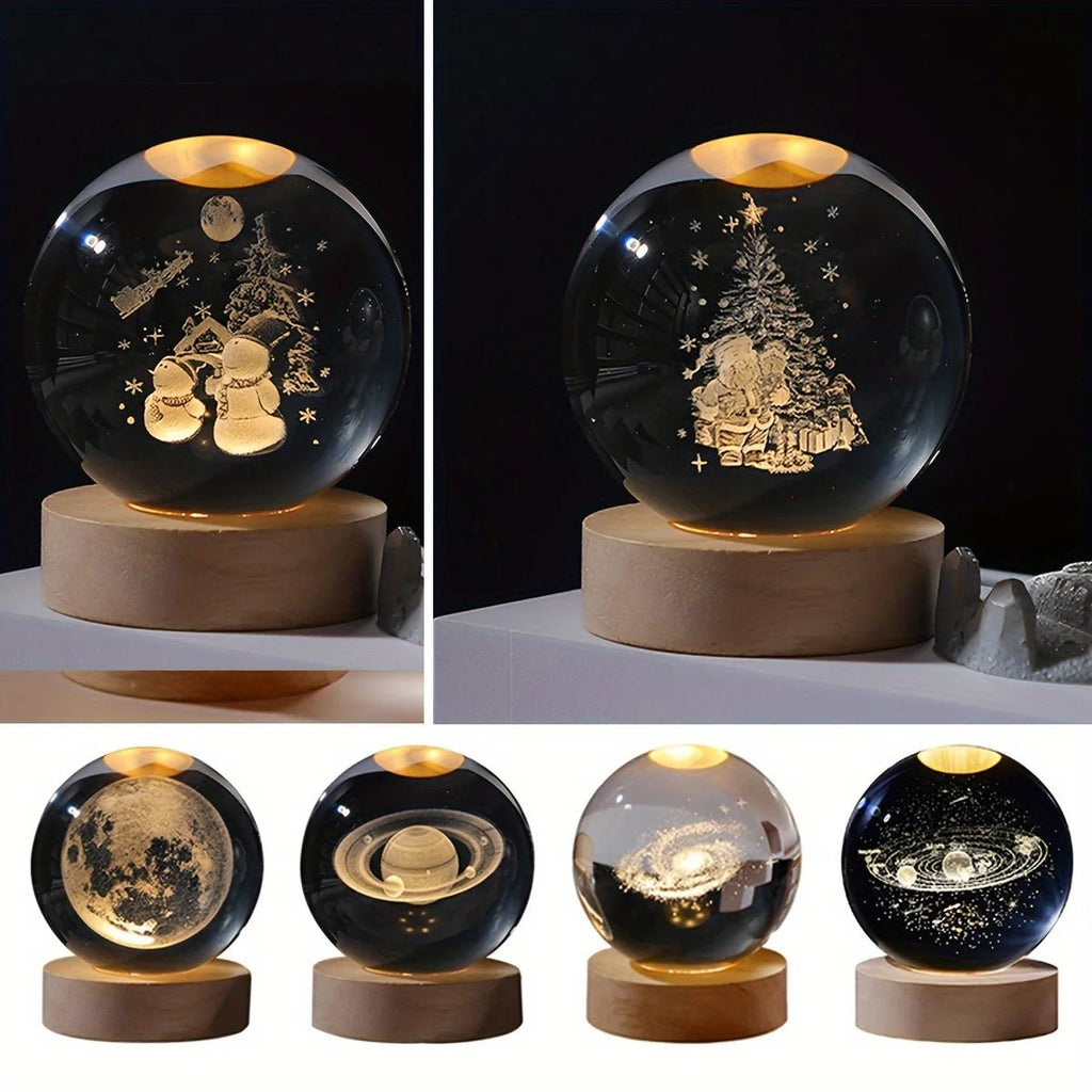 Lámpara USB LED 3D Galaxia Saturno - Regalo Creativo Navidad para Niños. - VibraStore