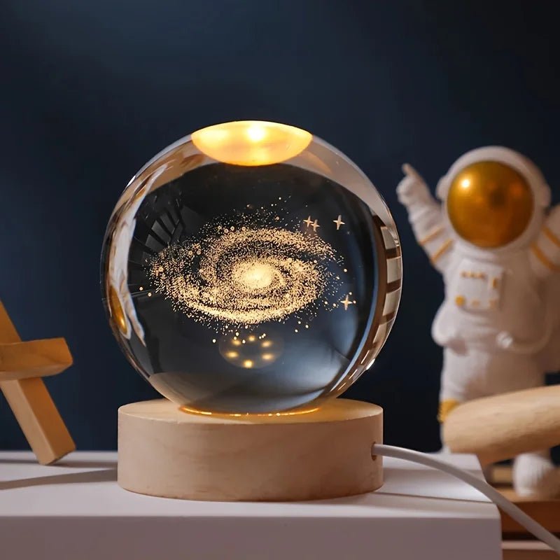 Lámpara USB LED 3D Galaxia Saturno - Regalo Creativo Navidad para Niños. - VibraStore