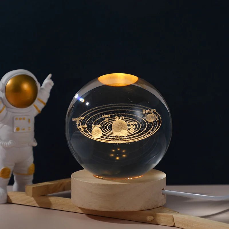 Lámpara USB LED 3D Galaxia Saturno - Regalo Creativo Navidad para Niños. - VibraStore
