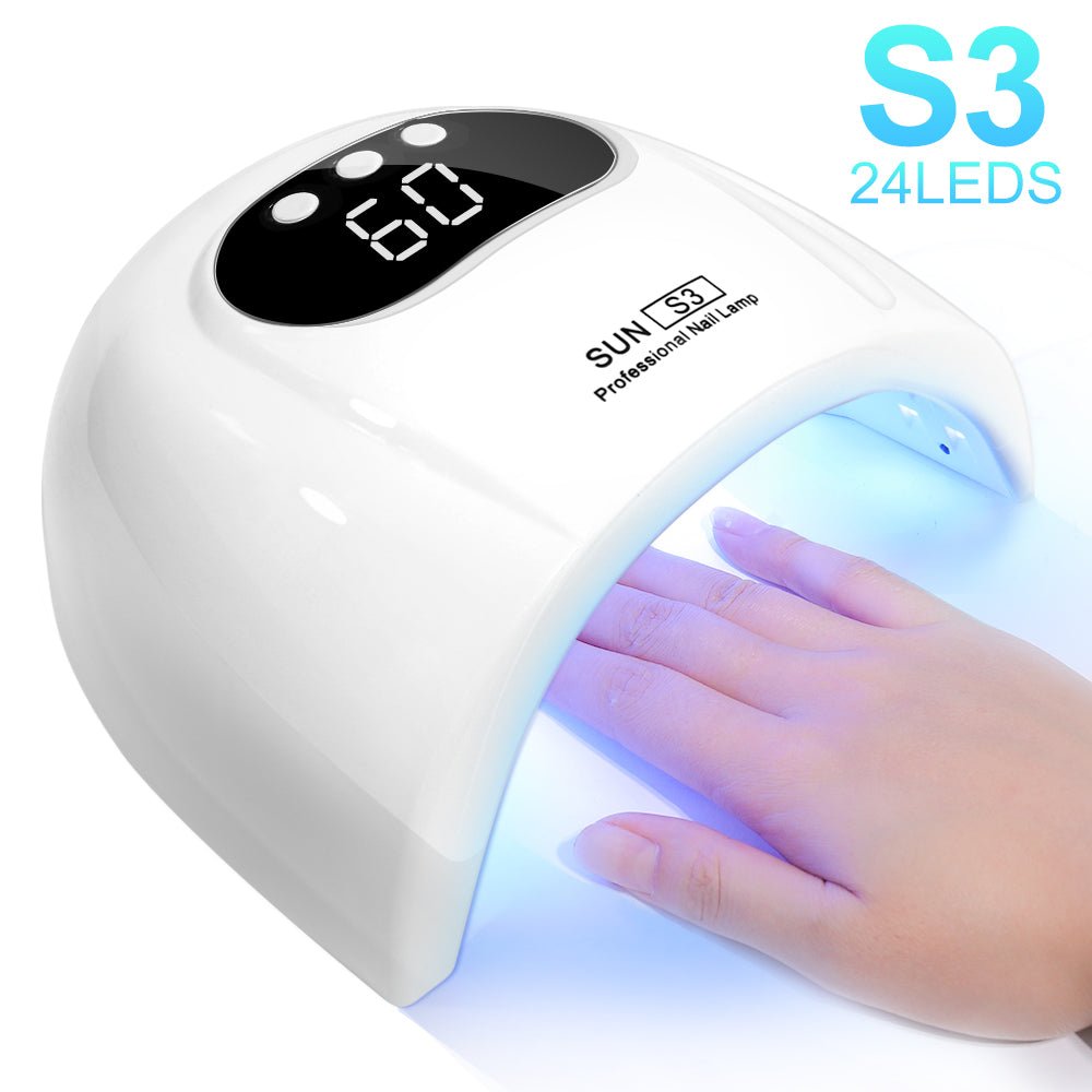 UV Nail Lamp, UV Light For Gel Nails LED Nail Dryer With 3 Timer, Smart Sensor, LCD Display Fast Curing Gel Nail Polish Nail Art Tools Manicure Accessories - VibraStore