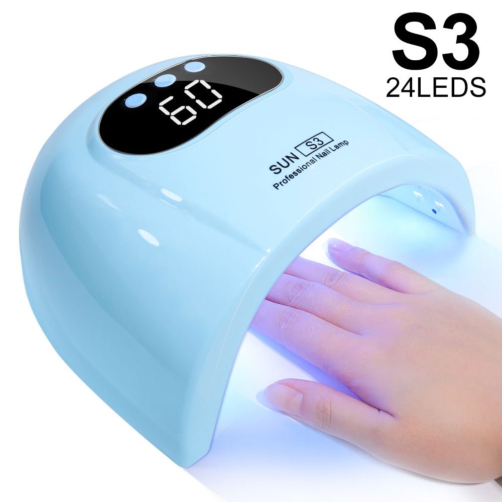 UV Nail Lamp, UV Light For Gel Nails LED Nail Dryer With 3 Timer, Smart Sensor, LCD Display Fast Curing Gel Nail Polish Nail Art Tools Manicure Accessories - VibraStore