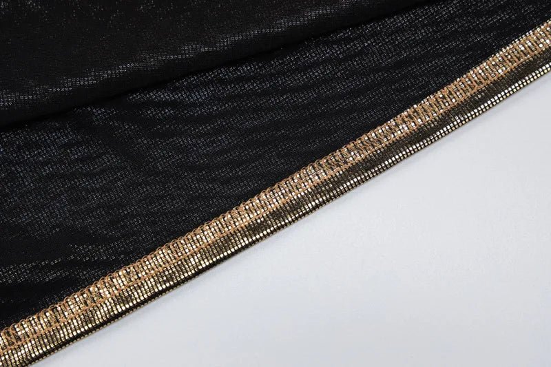 Vestido corto elegante para mujer, Sexy y a la moda, con cuello colgante, espalda descubierta, parte inferior en el pecho, lentejuelas, vestido de fiesta para chica y baile - VibraStore