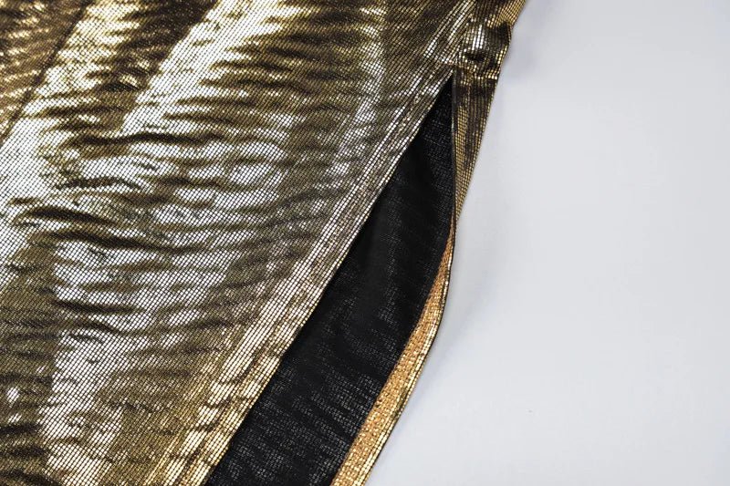 Vestido corto elegante para mujer, Sexy y a la moda, con cuello colgante, espalda descubierta, parte inferior en el pecho, lentejuelas, vestido de fiesta para chica y baile - VibraStore