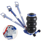VEVOR Air Jack, 3 Ton 6600 Lbs Triple Bag Air Jack, Airbag Jack With Six Steel Pipes, Lift Up, 3 - 5 S Fast Lifting Pneumatic Jack, With Adjustable Long Handles For Cars, Garages, Repair Blue - VibraStore