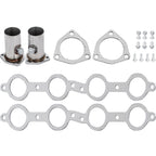 VEVOR Exhaust Header Set 1 Exhaust Turbo Headers, Stainless Steel Exhaust Manifold Headers, Shorty Engine Conversion LS Swap Exhaust Headers For Chevy LS1 LS2 LS3 LS6 LS10 SUV Truck Car - VibraStore
