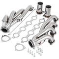 VEVOR Exhaust Header Set 1 Exhaust Turbo Headers, Stainless Steel Exhaust Manifold Headers, Shorty Engine Conversion LS Swap Exhaust Headers For Chevy LS1 LS2 LS3 LS6 LS10 SUV Truck Car - VibraStore