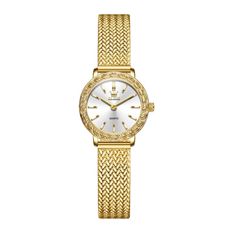 Vintage Fashion Square Quartz Watch With Rhinestones - VibraStore