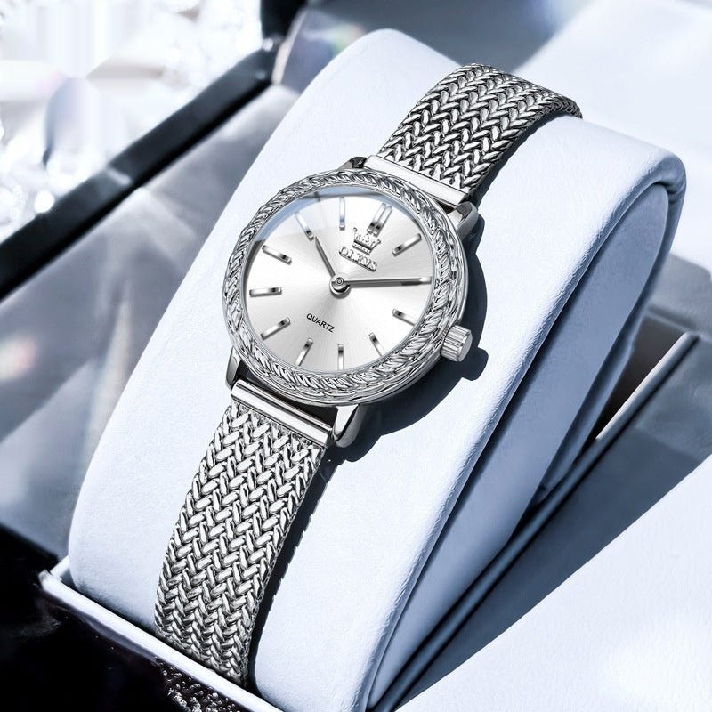 Vintage Fashion Square Quartz Watch With Rhinestones - VibraStore