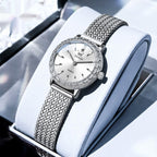 Vintage Fashion Square Quartz Watch With Rhinestones - VibraStore