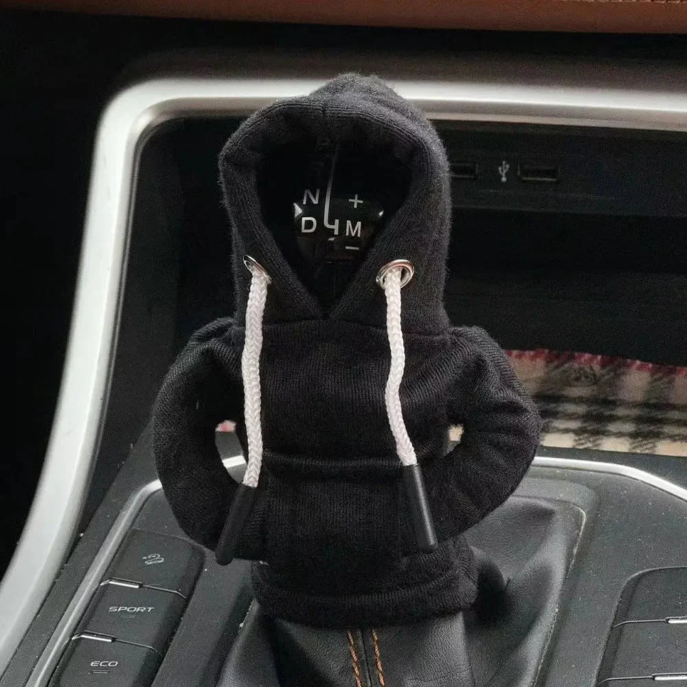 Winter Car Gear Shift Hoodie Cover Shift Cover Gear Handle Decoration Manual Automatic Universal Car Shift Lever Interior Decor - VibraStore
