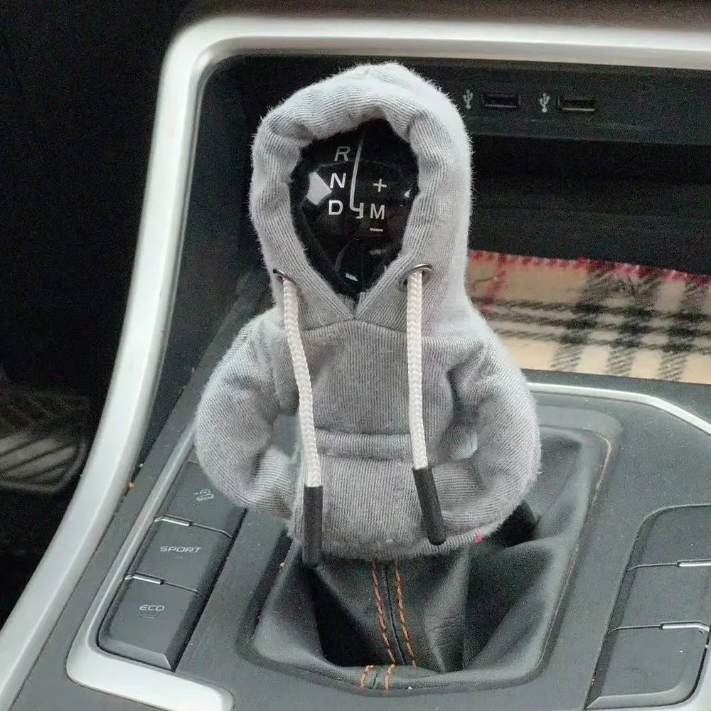 Winter Car Gear Shift Hoodie Cover Shift Cover Gear Handle Decoration Manual Automatic Universal Car Shift Lever Interior Decor - VibraStore