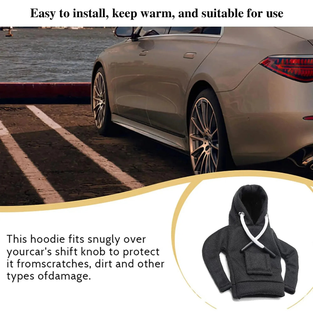 Winter Car Gear Shift Hoodie Cover Shift Cover Gear Handle Decoration Manual Automatic Universal Car Shift Lever Interior Decor - VibraStore