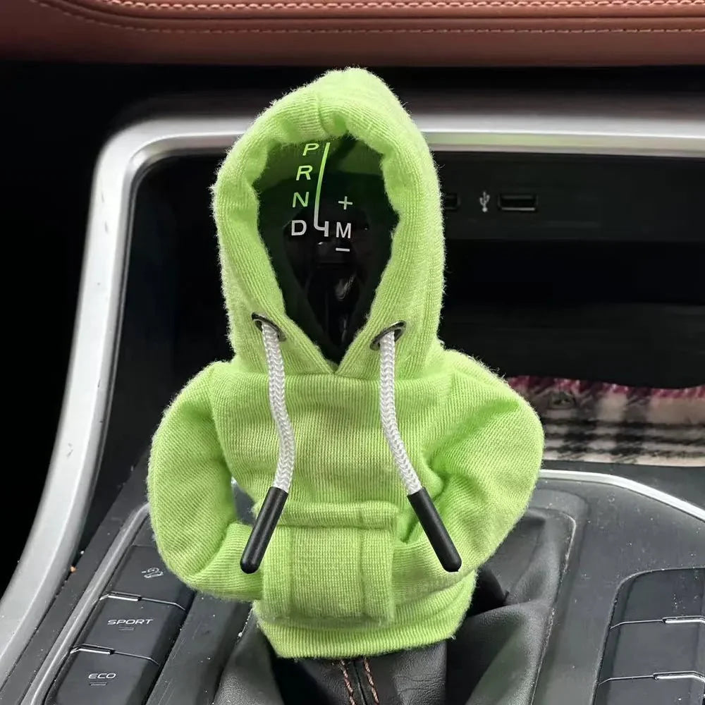 Winter Car Gear Shift Hoodie Cover Shift Cover Gear Handle Decoration Manual Automatic Universal Car Shift Lever Interior Decor - VibraStore