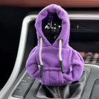 Winter Car Gear Shift Hoodie Cover Shift Cover Gear Handle Decoration Manual Automatic Universal Car Shift Lever Interior Decor - VibraStore