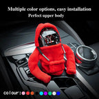 Winter Car Gear Shift Hoodie Cover Shift Cover Gear Handle Decoration Manual Automatic Universal Car Shift Lever Interior Decor - VibraStore