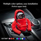 Winter Car Gear Shift Hoodie Cover Shift Cover Gear Handle Decoration Manual Automatic Universal Car Shift Lever Interior Decor - VibraStore