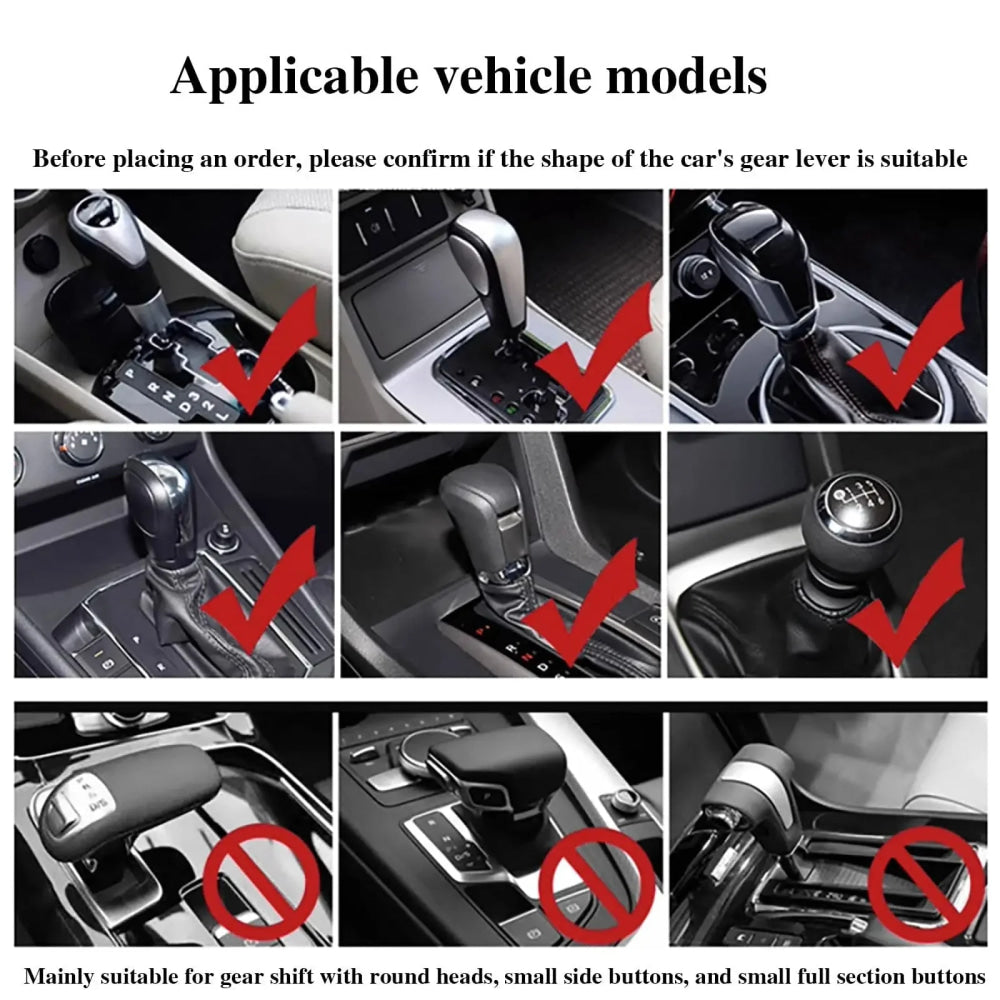 Winter Car Gear Shift Hoodie Cover Shift Cover Gear Handle Decoration Manual Automatic Universal Car Shift Lever Interior Decor - VibraStore