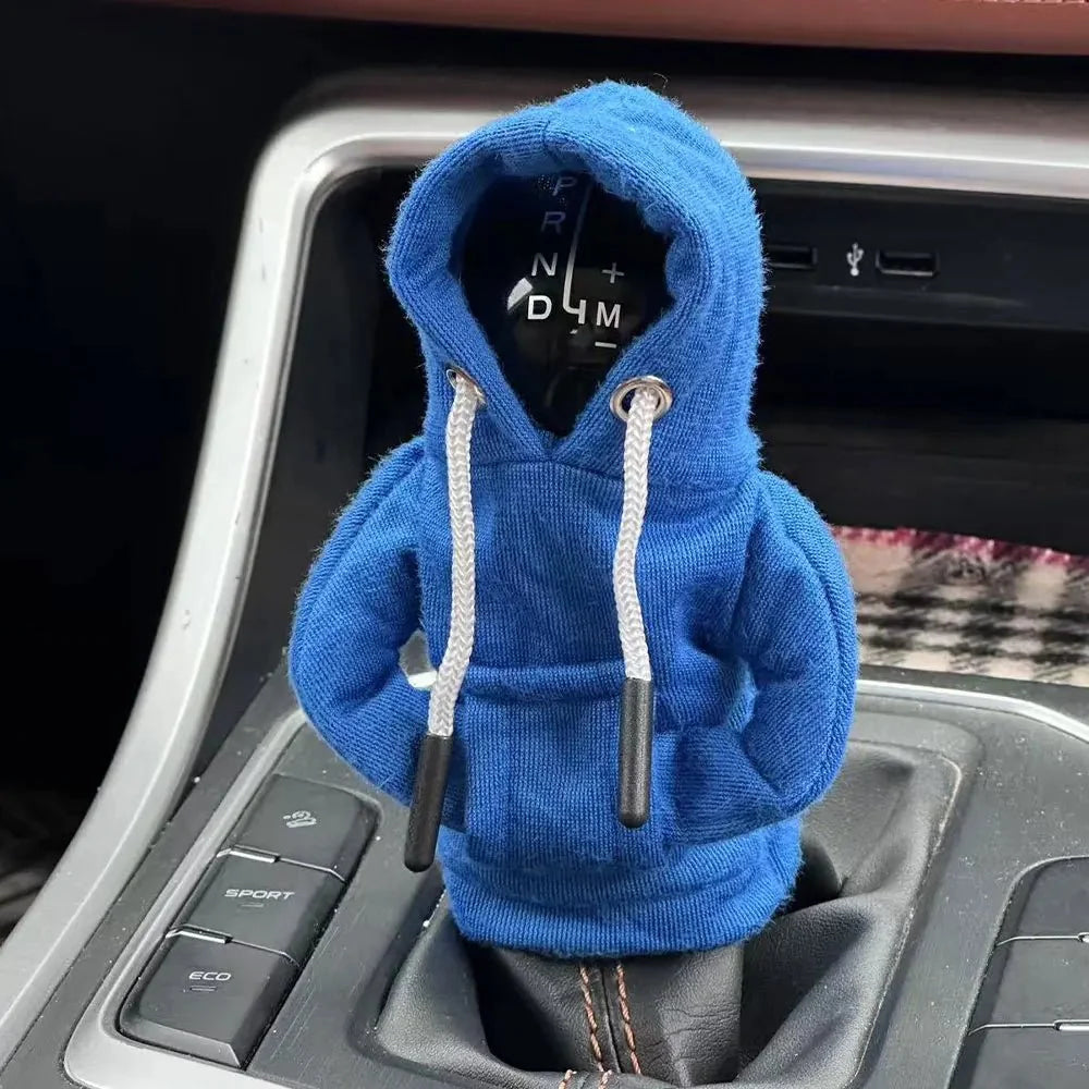 Winter Car Gear Shift Hoodie Cover Shift Cover Gear Handle Decoration Manual Automatic Universal Car Shift Lever Interior Decor - VibraStore