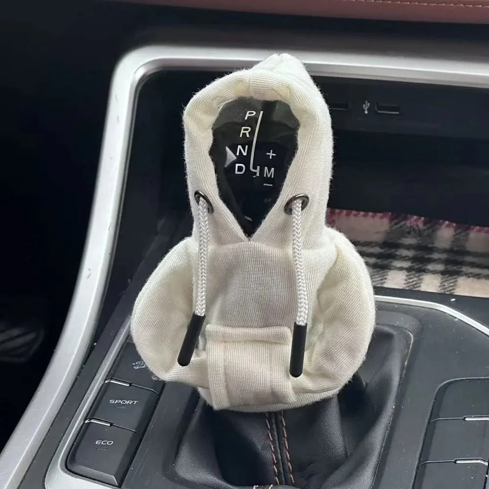 Winter Car Gear Shift Hoodie Cover Shift Cover Gear Handle Decoration Manual Automatic Universal Car Shift Lever Interior Decor - VibraStore