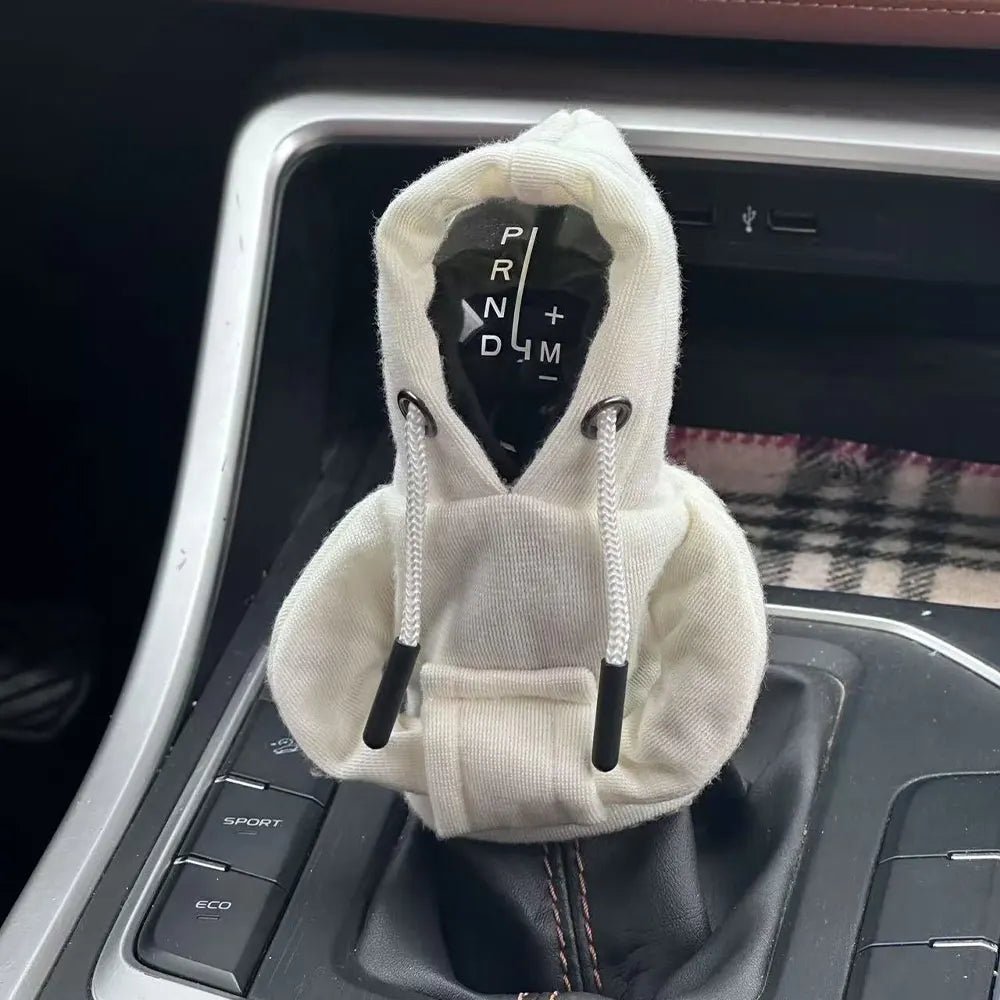 Winter Car Gear Shift Hoodie Cover Shift Cover Gear Handle Decoration Manual Automatic Universal Car Shift Lever Interior Decor - VibraStore