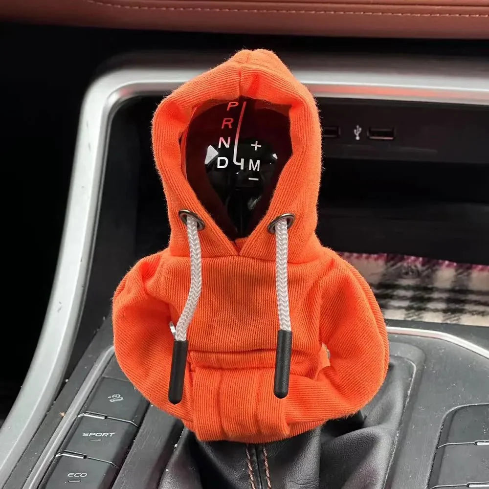 Winter Car Gear Shift Hoodie Cover Shift Cover Gear Handle Decoration Manual Automatic Universal Car Shift Lever Interior Decor - VibraStore