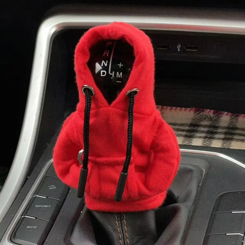 Winter Car Gear Shift Hoodie Cover Shift Cover Gear Handle Decoration Manual Automatic Universal Car Shift Lever Interior Decor - VibraStore