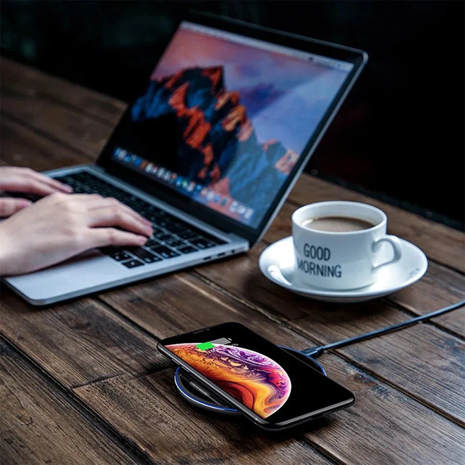 Wireless Charger For I - Phone Fast Wireless Charging Pad For Sam - sung High Speed - VibraStore