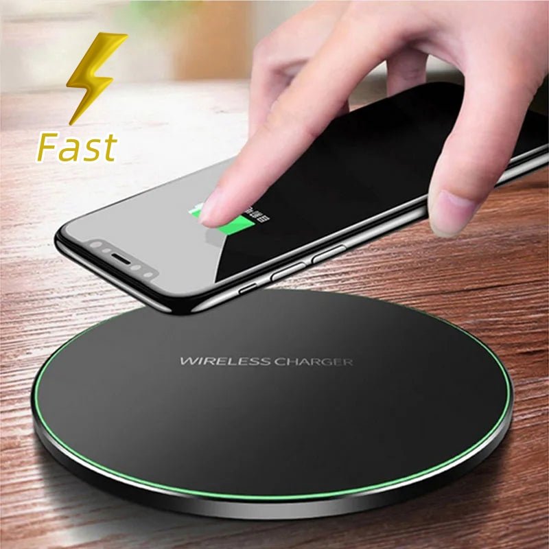 Wireless Charger For I - Phone Fast Wireless Charging Pad For Sam - sung High Speed - VibraStore