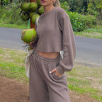 Women's Autumn And Winter New Casual Sweatshirt Outfit - VibraStore