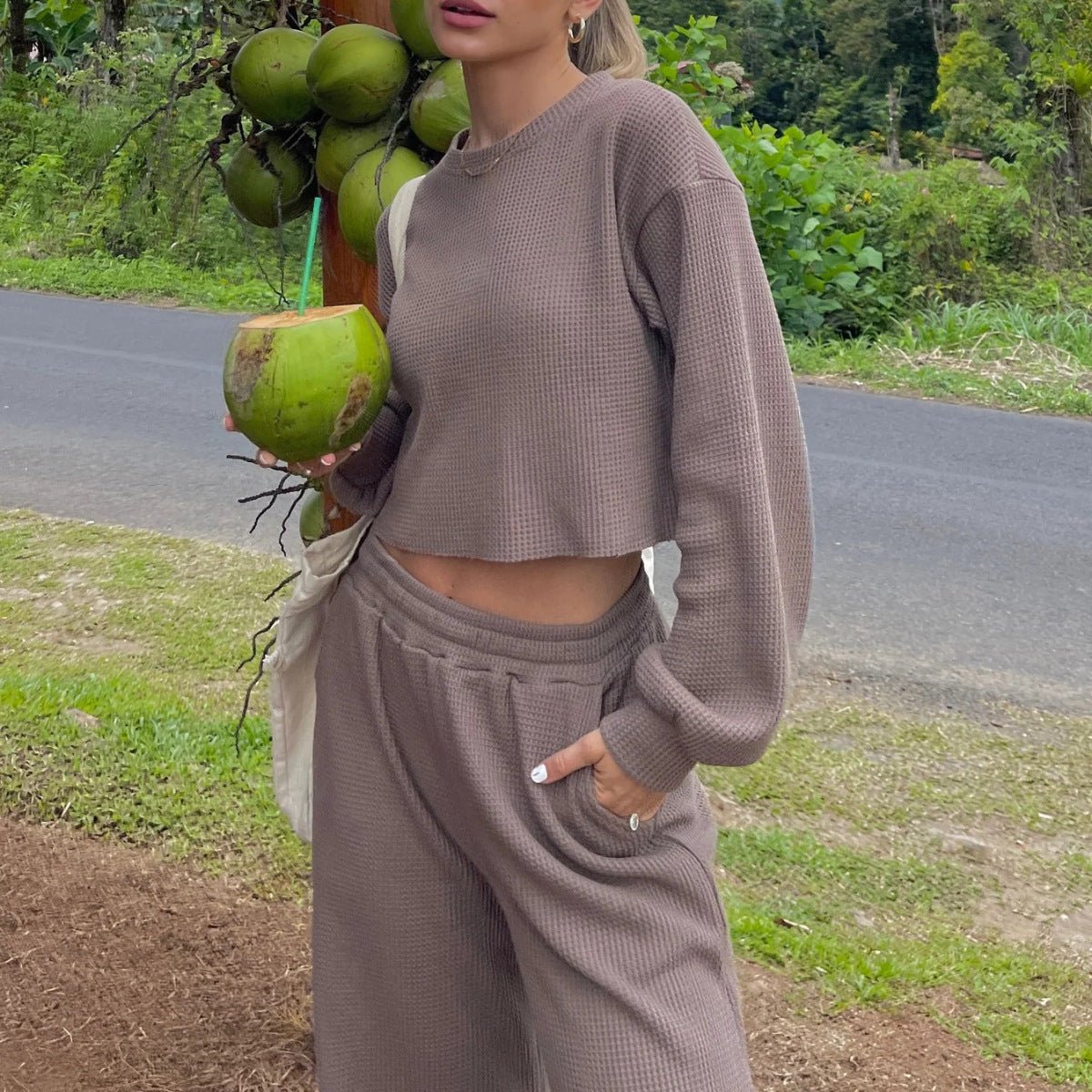 Women's Autumn And Winter New Casual Sweatshirt Outfit - VibraStore