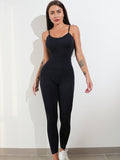 Womens Sexy Unitard One Piece Jumpsuit Spaghetti Strap Tummy Control Rompers Sleeveless Bodysuits Outfits - VibraStore